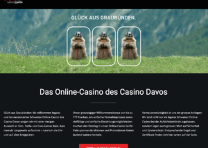 Casino 777.ch: Konzeption & Umsetzung Onepager