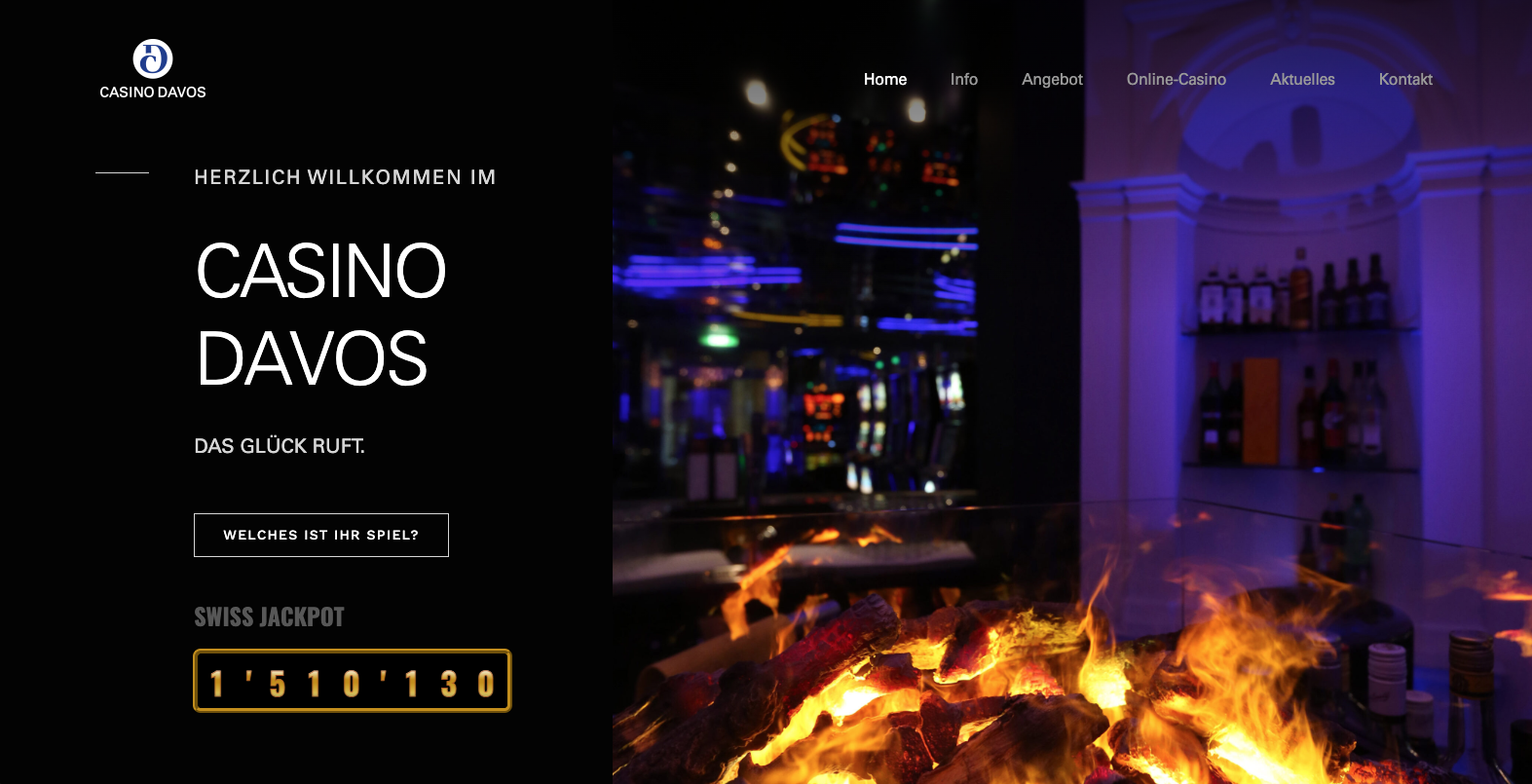 Casino Davos: Relaunch Webseite