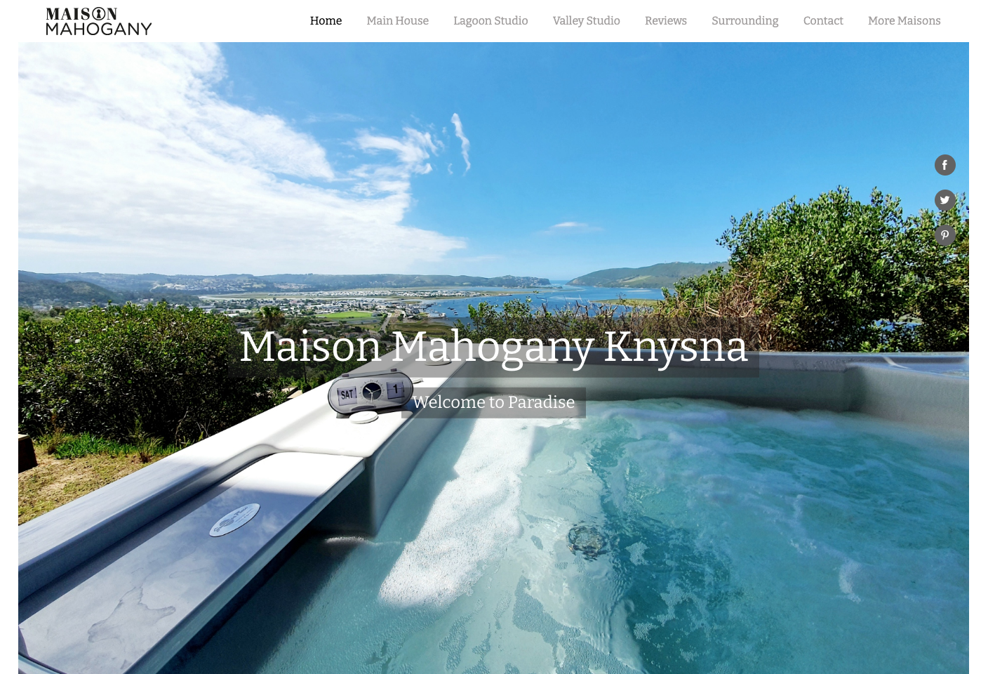 Maison Mahogany: Website