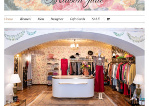 Maison Julie: Brush-up Webseite