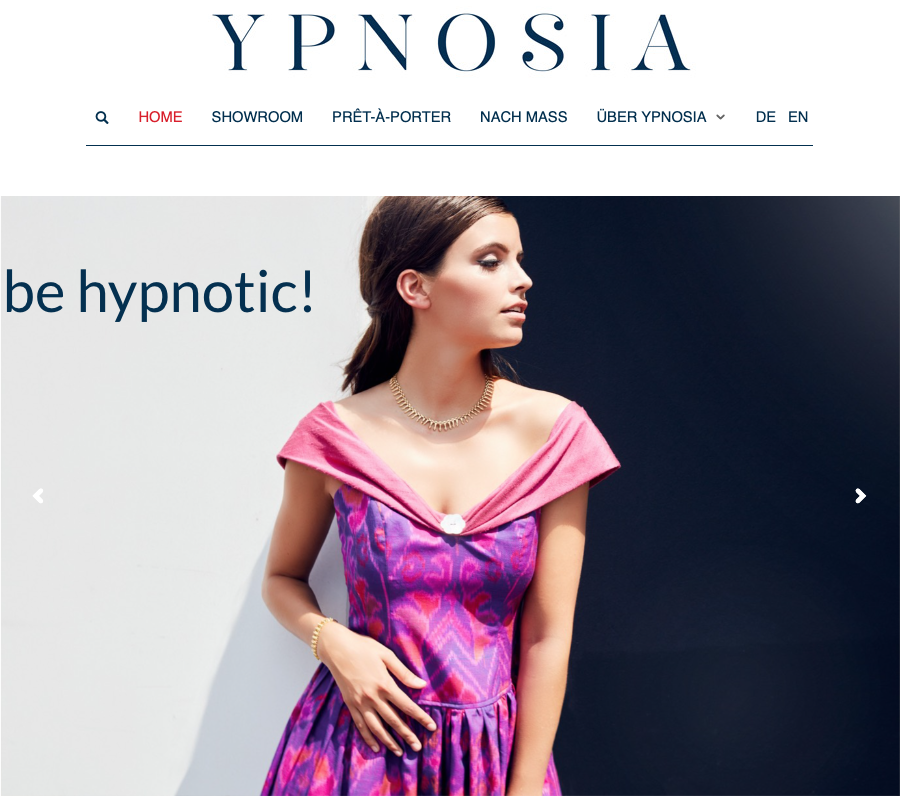 Ypnosia: Webseite