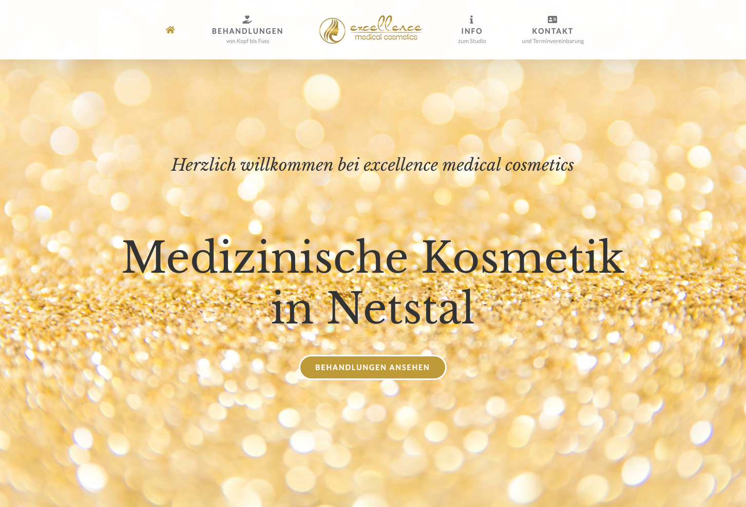 Excellence Cosmetic: neue Website